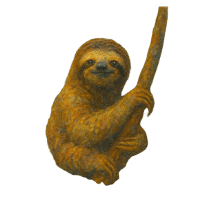 image d'un singe paresseux dans les arbres